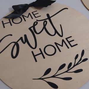 Home sign wall decor
